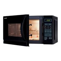 Shar Microwave R742 BK-W bk | s grilem