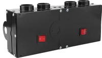 12V ohřívač a rozmrazovač do auta, 4otvorový 800W ohřívač s ventilátorem do auta