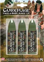 Zestaw 3 kredek do makijażu Camouflage