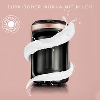Karaca Hatır Hüps Mocha Machine pro turecký mok s mlékem Rose Gold