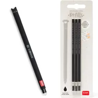 LEGAMI Gel Stift KITTY Kätzchen mit 3er Refill Schreibfarbe schwarz Stärke 0,7mm Set