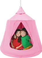 hängende Baumzelt-Deckenschaukel-Hängematte für Kinder, 46" H x 43,4" Durchmesser. Rosa