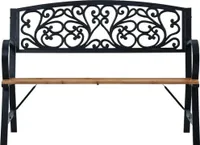vidaXL Gartenbank 120 cm Holz