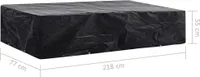 poťah na záhradné lehátko vidaXL 8 očiek 218x77x55 cm
