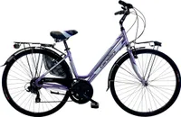 Rower Citybike DEA 21v Canellini 28" - damski - fioletowy