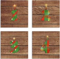 ARTland Adventskranz Größe: 15x15 cm