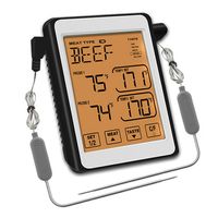 Digital Grillthermometer BBQ Küche Fleischthermometer Kochthermometer Mit Timer 