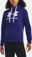 UNDER ARMOUR Rival Fleece Logo Hoodie-BLU,X XS