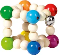 Heimess 735620 Greifling Elastik Würfel, bunt