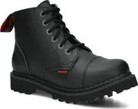 NAGABA Stiefel Damen Herren Springerstiefel 6-Loch -  - Schwarz - 38