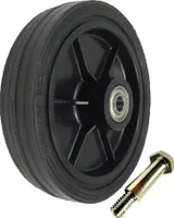 K175L*M10 Universal Räder für Rasenmäher d=175mm mit Kugellager  mit Schraube M10