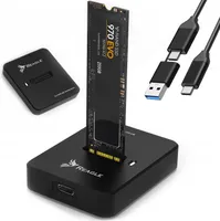 Reagle adaptér SSD M.2 NVMe SATA pozice pro disk USB-C 3.2