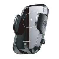Wireless Car Charger Handyhalterung mit Saugnapf und Annäherungssensor für  automatisches Öffnen (schwarz, ABS, 193g) als Werbegeschenke Auf