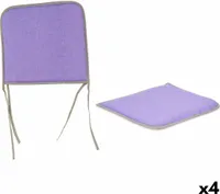 Poduszka na krzesło 38 x 2,5 x 38 cm (4 sztuki)