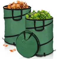 Yakimz Garden Bag Pytle na zahradní odpad Popup se 3 rukojeťmi odolnými proti roztržení Pytel na odpad 170L 2X