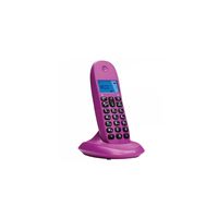 Motorola c1001lb+ violettes schnurloses Telefon mit integrierter Freisprecheinrichtung