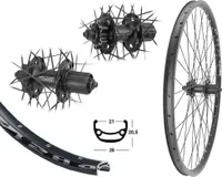 Bärwinkels Hinterrad 26" Zoll Disc Shimano XT schwarz 6-Loch 8,-9,-10 fach Laufrad 559-21