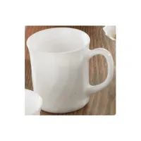 Luminarc 68978 Trianon Kaffeebecher, 290ml, H 9cm, Opalglas, weiß (1 Stück)