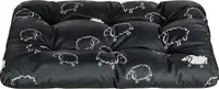 Hundebett Hundekissen Hundematratze Tierbett für Kleine, Mittlere und Grosse Hunde - Wasserdicht, Waschbar - Größe XL - Schwarz und Grau - Schaf