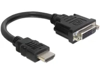 DELOCK Adapter HDMI A -> DVI(24+5) St/Bu Długość kabla 20cm