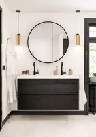 Ben Ingiro Runder Badspiegelschrank Ø90cm - Wandspiegel Badezimmerspiegel