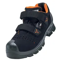 uvex 2 MACSOLE® Sandalen S1P schwarz, orange Weite 14 Gr. 43