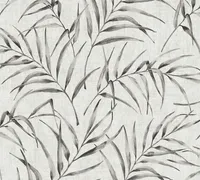 A.S. Création Palmentapete Greenery tropische Tapete Vliestapete grau beige 10,05 m x 0,53 m