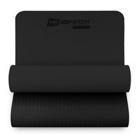 Hop-Sport Yogamatte HS-T006GM Gymnastikmatte für Pilates aus TPE ist rutschfest & faltbare Bodenmatte - 183 x 61 x 0,6 cm - schwarz