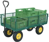 PROREGAL Schubkarre, Bollerwagen 1250x650x320mm