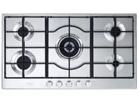 DeLonghi SLF 590 LX Einbau-Gaskochfeld, 90 cm, 5 Brenner