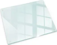 Spritzschutz aus Glas Küchenrückwand – Farblose Wandschutz - Transparent Abdeckplatte -  60x52 cm