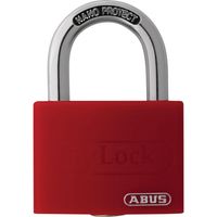 ABUS 802-836 Hängeschloss T65AL/421 Lock-Tag, rot (1 Stück)