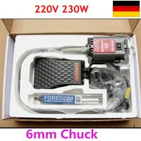 220V 230W FOREDOM S-R Hängende Flexshaft Mühle Motor Schmuck Design Reparatur Werkzeug,6mm Chuck