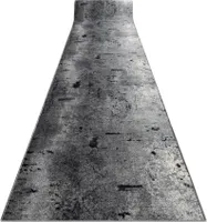 Läufer Antirutsch MARL Beton, Gummi grau 80 cm Grau 80x600 cm