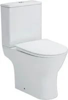 WC-Kombination Set Paros Tiefspüler ohne Spülrand weiß glänzend mit WC-Sitz 1271849
