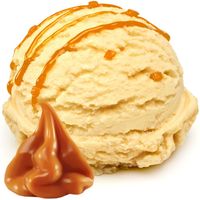 Karamell Geschmack Eispulver Softeispulver 1:3 - 1 kg