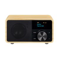 Sangean DDR-7 "Genuine Mini DAB" kompaktes Radio mit UKW, DAB+, Bluetooth, Akku Farbe: Natural Wood