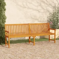 vidaXL Zahradní lavice 219 cm z masivního dřeva akácie