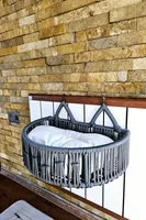 Skye Decor, Peti - Grey, Haustierbett, Grau, 100 % METALL, 51 x 33 x 27 cm