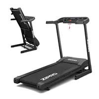 Skládací běžecký pás Zipro Pulse pro domácí trénink, do 130 kg, nastavitelná rychlost až 12 km/h, 12+3 programy, 15 úrovní sklonu, LCD displej