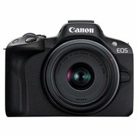 Canon EOS R50 - Schwarz + RF-S 18-45mm F4.5-6.3 IS STM Kit - 24,2 MP - 6000 x 4000 Pixel - CMOS - 4K Ultra HD - Touchscreen - Schwarz