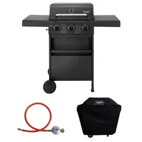 TAINO COMPACT 3+0 Brenner Gasgrill Abdeckung Set Gasregler BBQ Zubehör Cover