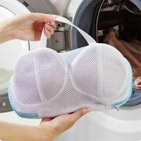 2 Stück Großer BH-Waschbeutel Anti-Deformations-BH-Waschbeutel Mesh-Waschbeutelmaschine für Exquisite BHS Unterwäsche Und Masken