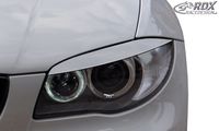 RDX SCHEINWERFERBLENDEN SET Böser Blick für 1er BMW E81 E82 E87 E88 Blenden Race