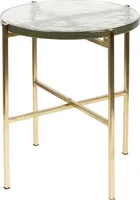 Vidrio Beistelltisch Ø40cm Gold