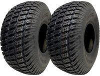15x6.00-6 Grass Tyres Lawnmower 4ply Turf tires Wanda P332 Heavy Duty (Set of 2)