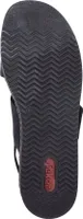 Rieker Damen Sandale Sandalette Slingback Keilabsatz Schnalle 62950, Größe:42 EU, Farbe:Schwarz