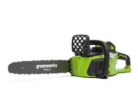 Greenworks 40V Akku-Kettensäge bürsteloser Motor mit 4Ah Batterie und Ladegerät GD40CS40K2X
