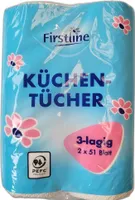 Firstline Küchenrolle 3-lagig 2er Pack