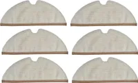 6x Wischtücher passend für Xiaomi Roborock S5 S50 S51 S55 S6 S6 MAXV S5 MAX